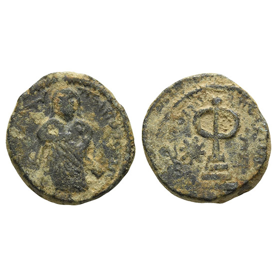 Arab-Byzantine, Umayyad Caliphate AE Fals.