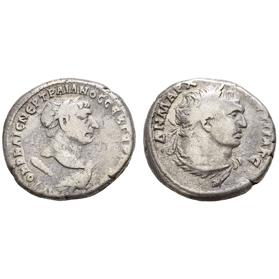 Trajan AR Tetradrachm of Antioch, Seleucis and Pieria.