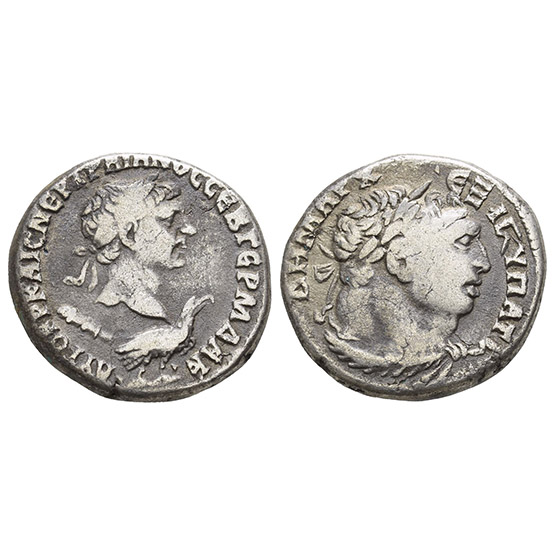 Trajan AR Tetradrachm of Antioch, Seleucis and Pieria.