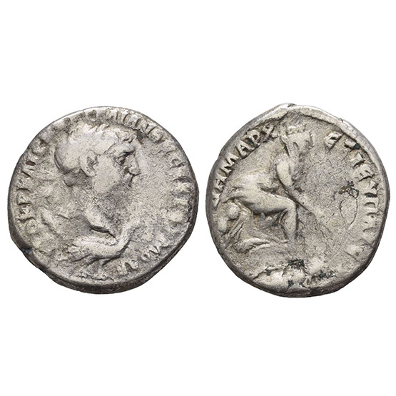 Trajan AR Tetradrachm of Antioch, Seleucis and Pieria.