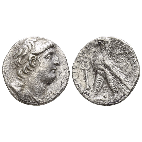 Seleukid Empire, Antiochos VII Euergetes (Sidetes) AR Tetradrachm.