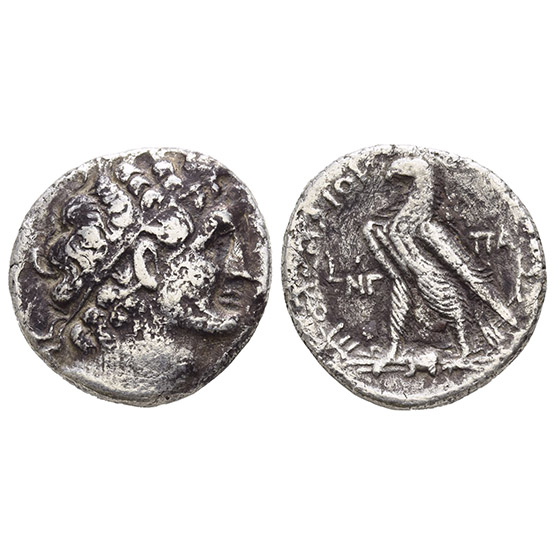 Ptolemaic Kingdom of Egypt, Ptolemy VIII Euergetes II (Physcon) AR Tetradrachm.
