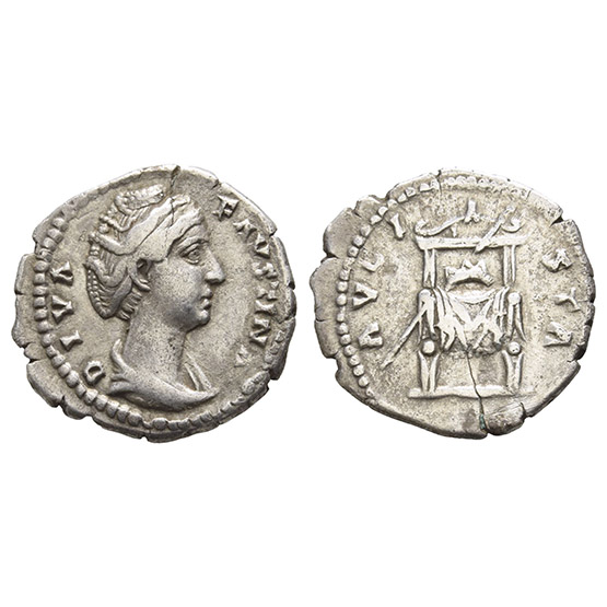 Diva Faustina I AR Denarius.