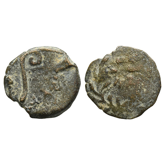 Judaea. Procurators, Pontius Pilate AE Prutah.