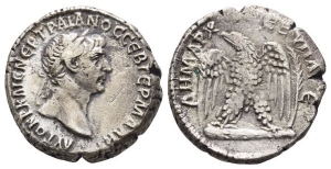 Trajan AR Tetradrachm of Antioch, Seleucis and Pieria.