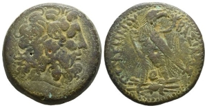 Ptolemaic Kingdom of Egypt, Ptolemy III Euergetes AE Tetrobol.
