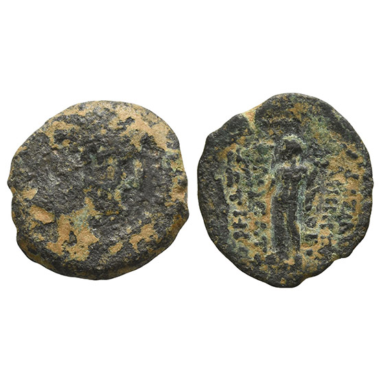 Seleukid Empire, Demetrios III Eukairos AE 20mm.