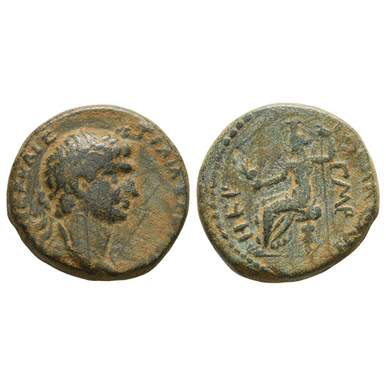 Trajan AE Diassarion or 2 Assaria of Gabala, Seleucis and Pieria.