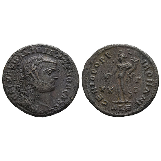 Galerius, as Caesar BI Nummus.