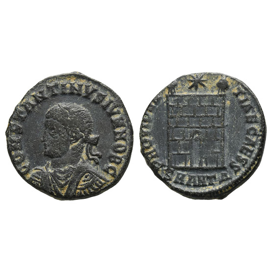 Constantine II, as Caesar BI Nummus.