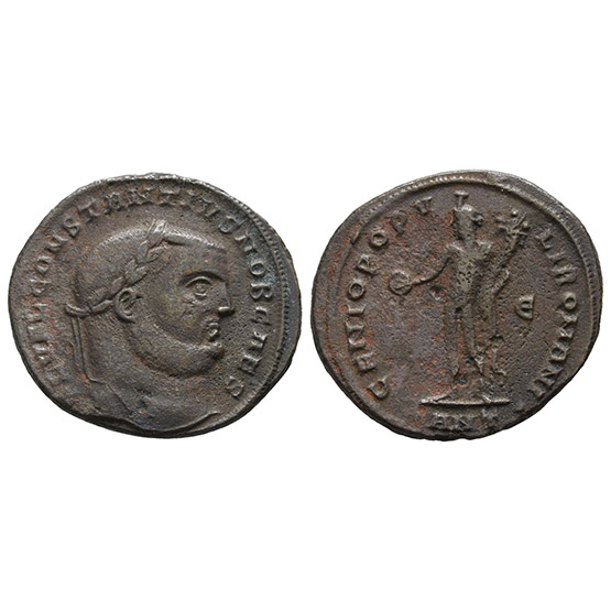 Constantius I, as Caesar BI Nummus.