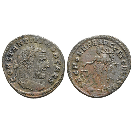 Constantius I, as Caesar BI Nummus.