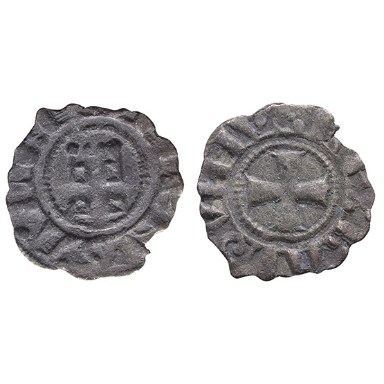 Crusaders. Latin Kingdom of Jerusalem, Baldwin III BI Denier.