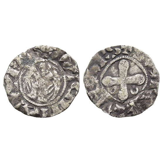 France. Provincial, Valence (Bishophric), Anonymous AR Denier.