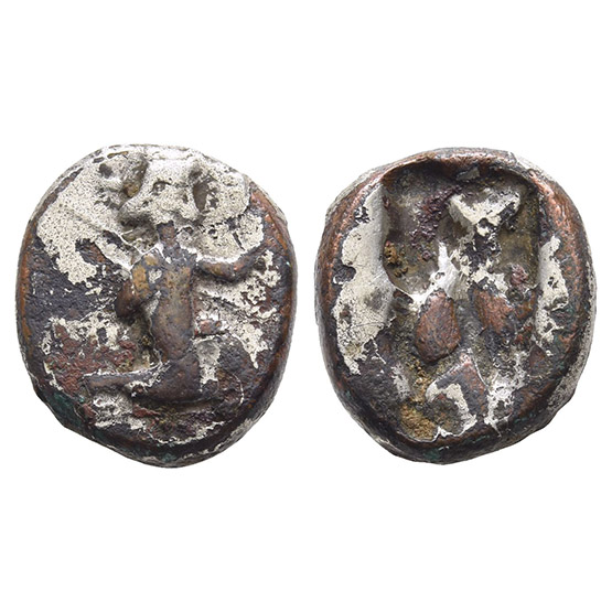 Persia. Achaemenid Empire, Time of Xerxes I to Darius II Fourrée Siglos.