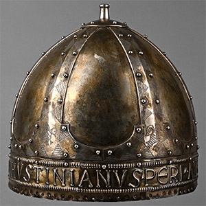 Byzantine Style Silver and Iron Spangenhelm