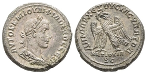 3 Philip II BI Tetradrachm.