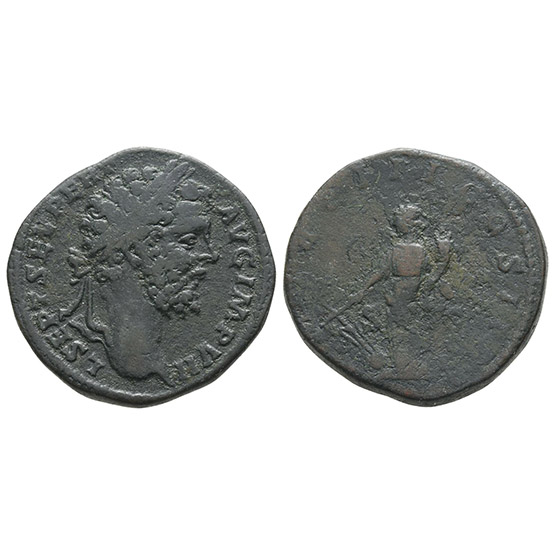 Septimius Severus AE Sestertius.
