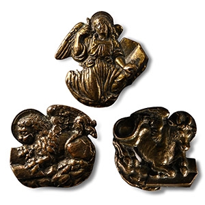 Medieval Gilt Plaques of the Evangelist