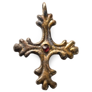 Medieval Silver-Gilt Cross Pendant