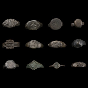 Roman to Medieval Bronze Ring Group