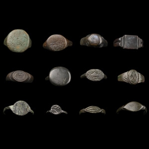 Roman to Medieval Bronze Ring Group