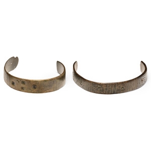 Late Roman Bronze Bracelet Pair
