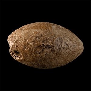 Greek Macedonian Lead Inscribed Slingshot