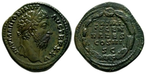 Marcus Aurelius AE Sestertius.