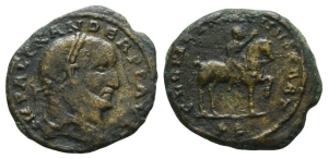 Domitius Alexander (usurper) AE 23mm.