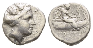 Euboia, Histiaia AR Tetrobol.