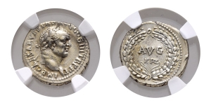 Vespasian AR Denarius.