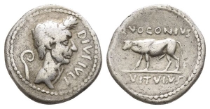 The Caesarians. Divus Julius Caesar AR Denarius.