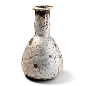 Roman Iridescent Glass Flask