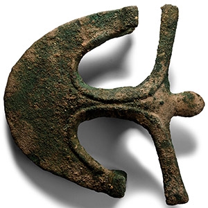 Elaborate Canaanite Bronze Anchor Axehead