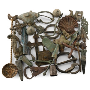 Medieval and Other Bronze Artefact Group