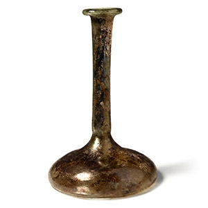 Roman Blue-Green Glass Ampulla