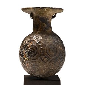 Roman Glass Mould Blown Jar