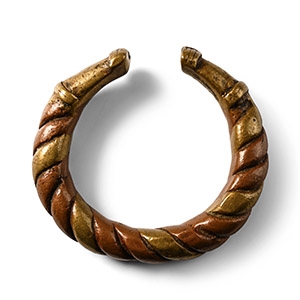 African Bi-Metal Slave Bracelet