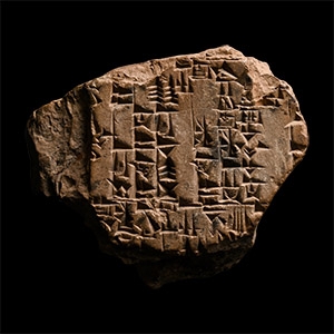 Western Asiatic Cuneiform Tablet Fragment
