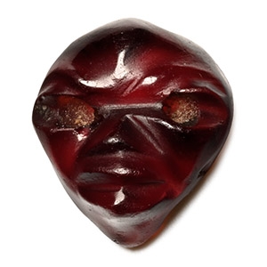 Roman Garnet Cameo of a Grotesque Head