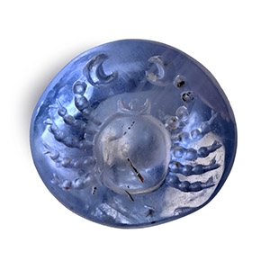 Roman Sapphire Gemstone of a Crab
