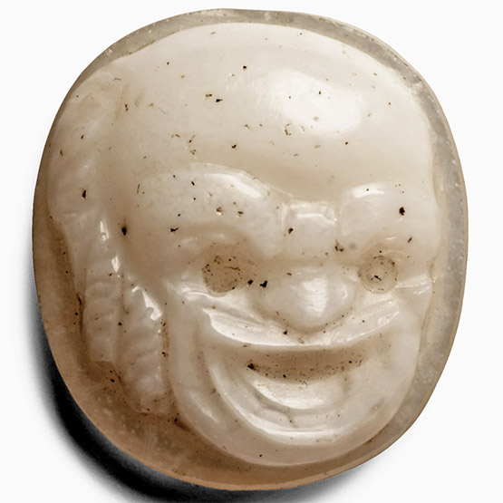 Roman Agate Cameo of a Theatrical Mask