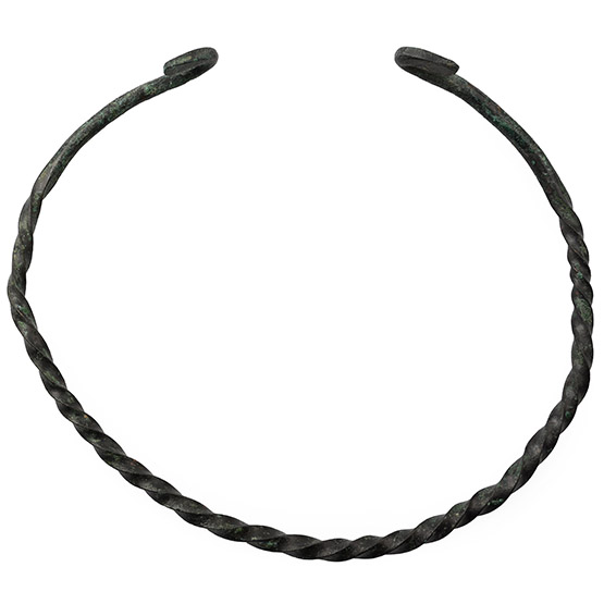Viking Period Bronze Twisted Neck Torc