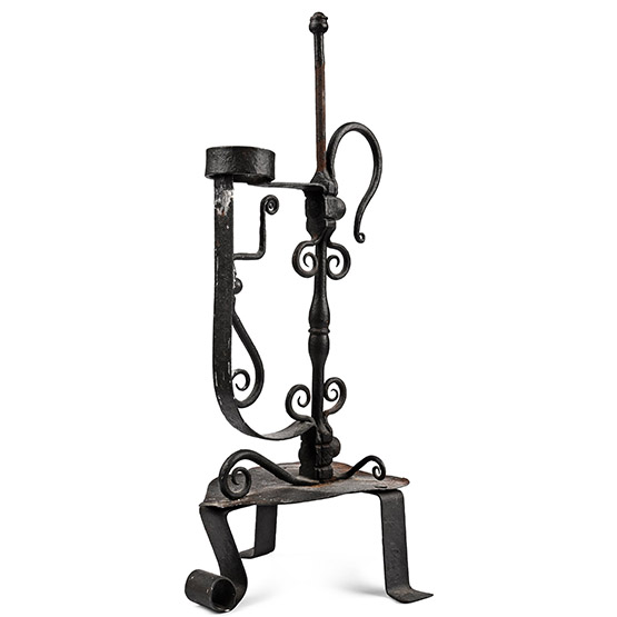 Iron Candle Holder