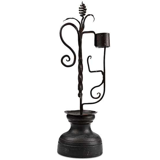 Published Iron Alpine Candle Holder