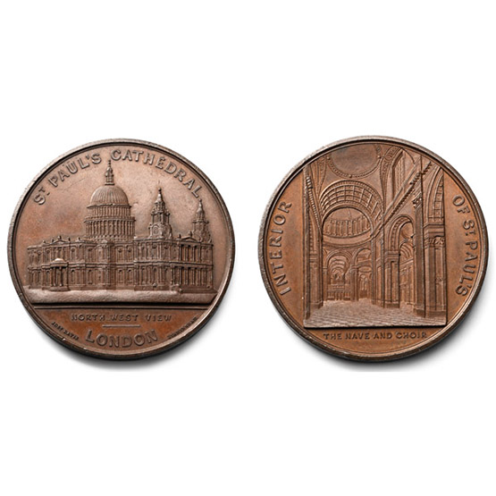Great Britain. St Pauls Cathedral AE Medal.