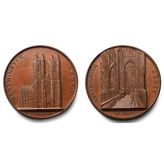 Great Britain. Westminster Abbey AE Medal.
