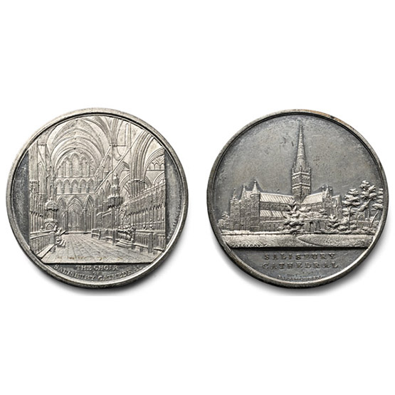 Great Britain. Salisbury Cathedral WM Medal.