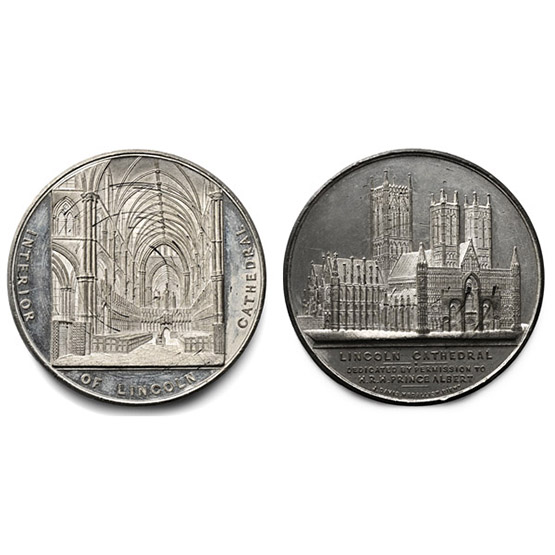 Great Britain. Lincoln Cathedral WM Medal.